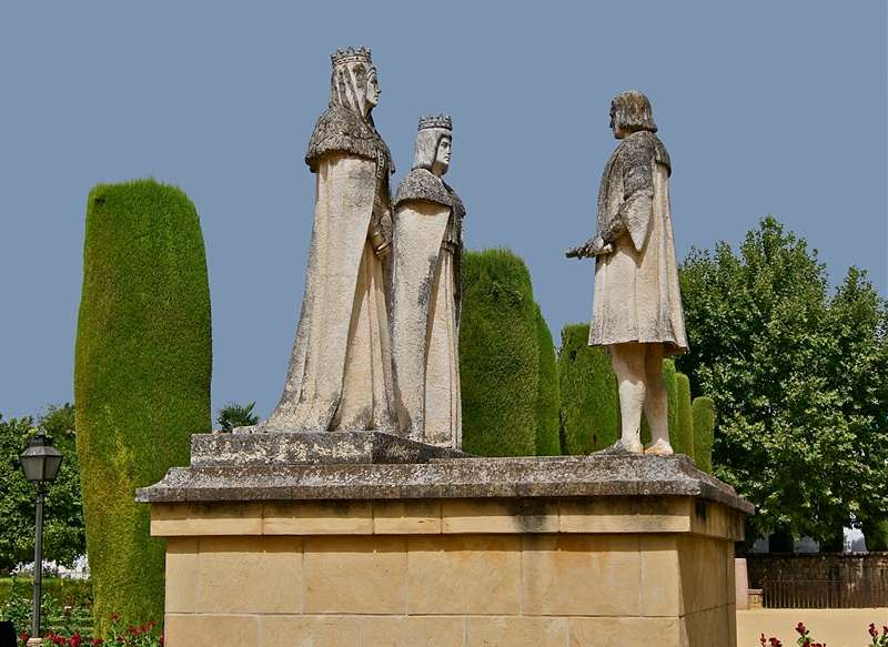 Colón ante los Reyes