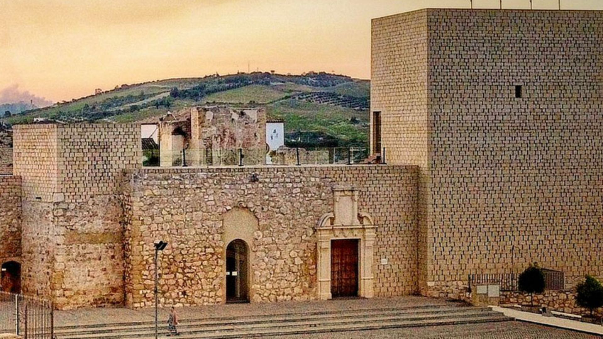 Vista del Castillo de Baena