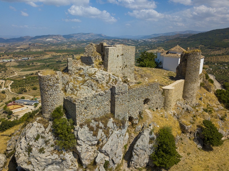 Vista del Castillo de Carcabuey