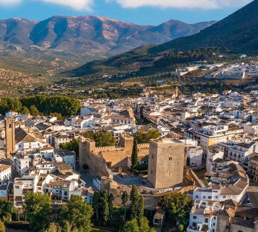 Vista del Castillo de Priego de Córdoba